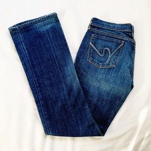 Citizens of Humanity Low Rise Boot Cut Jeans